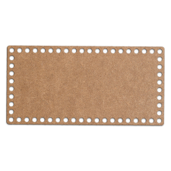 Прямоугольник 15 х 30 см. Крафт