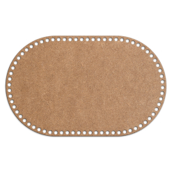 Скруглённый прямоугольник 25 х 40 см. Крафт