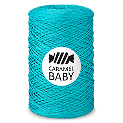 Caramel BABY Бирюза 2 мм. 500 м.