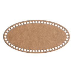 Овал 13 х 26 см. Крафт