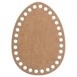 Пасха - Яйцо 12 х 17 см. Крафт