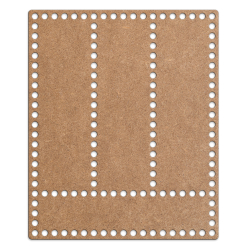 Основа для корзинки с секциями 26 х 32 см. Крафт