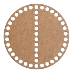 Круг 15 см. Разделённый Крафт