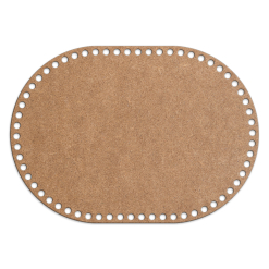 Скруглённый прямоугольник 25 х 35 см. Крафт