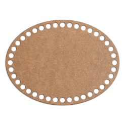 Овал 15 х 20 см. Крафт