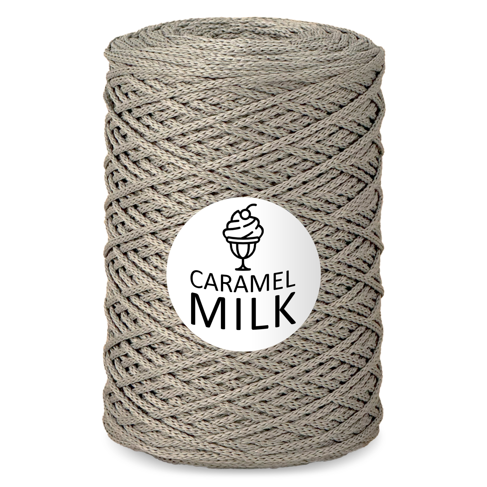Caramel MILK Серый жемчуг 3 мм. 300 м.