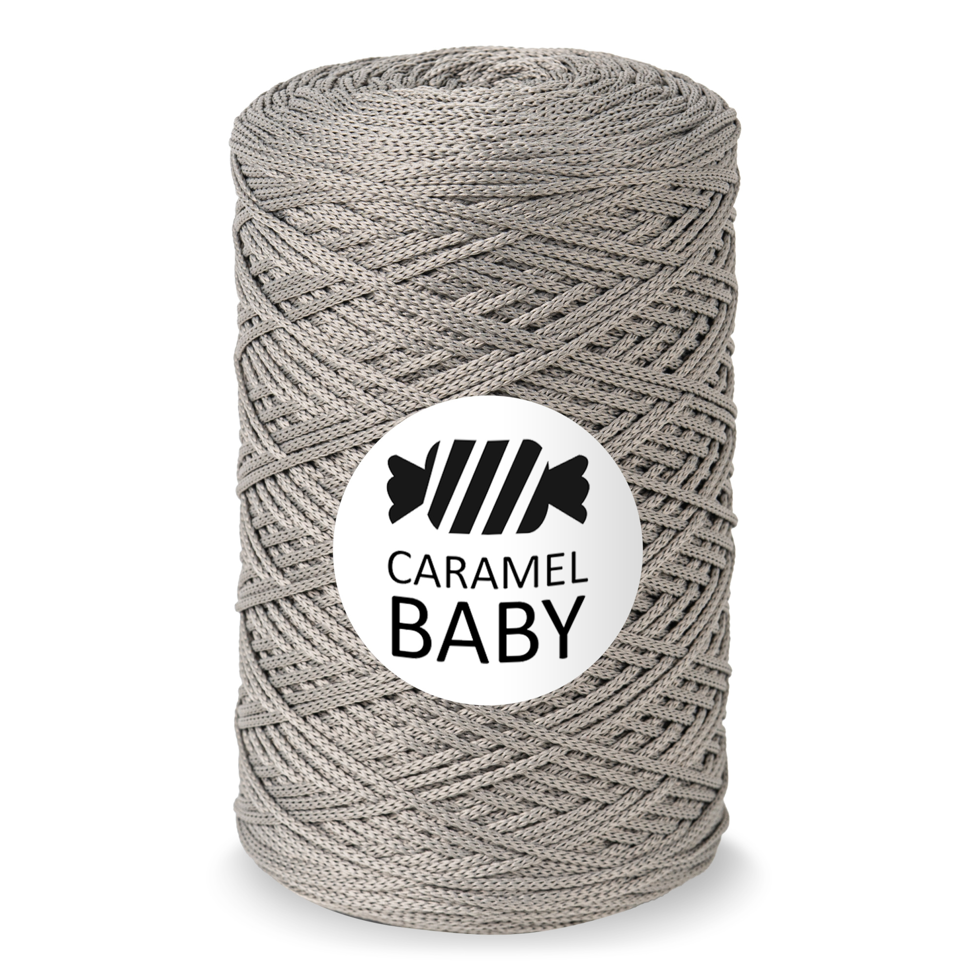 Caramel BABY Серый жемчуг 2 мм. 500 м.